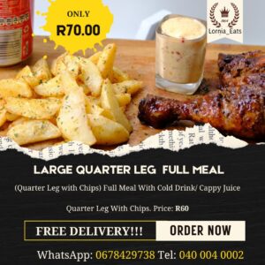 XL QUARTER LEG MEAL
